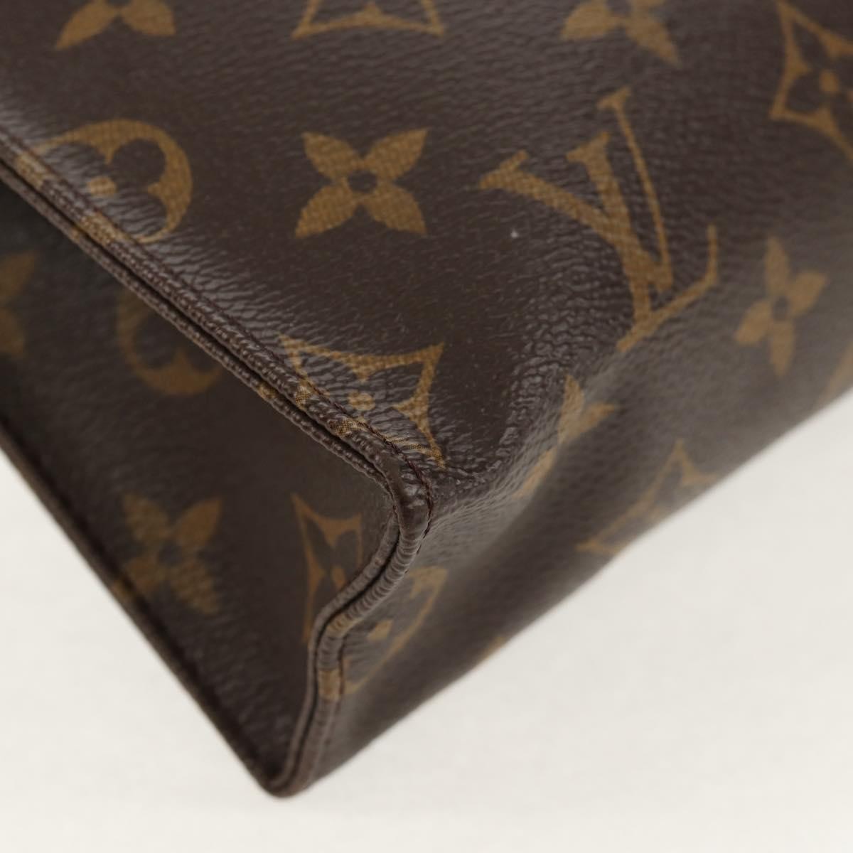 Louis Vuitton Toiletry Pouch Limited Edition Patches Monogram Canvas, BROWN, CANVAS, Clutche & pouche