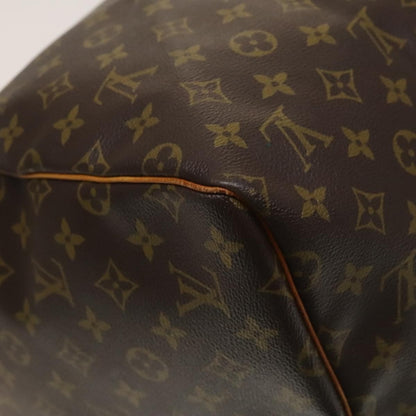 Louis Vuitton Keepall Bag Monogram Canvas, BROWN, CANVAS, Travel bag