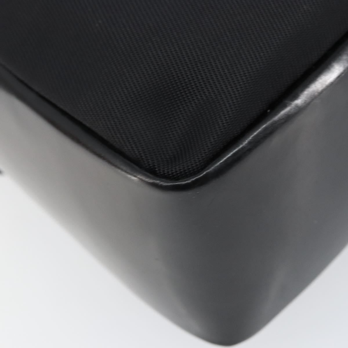 Gucci Vintage Bamboo Handle Bag Leather, BLACK, LEATHER, Handbag