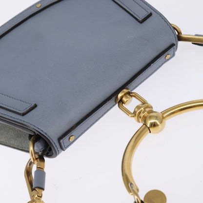 Chloe Nile Crossbody Bag Leather, BLUE, LEATHER, Crossbody bag