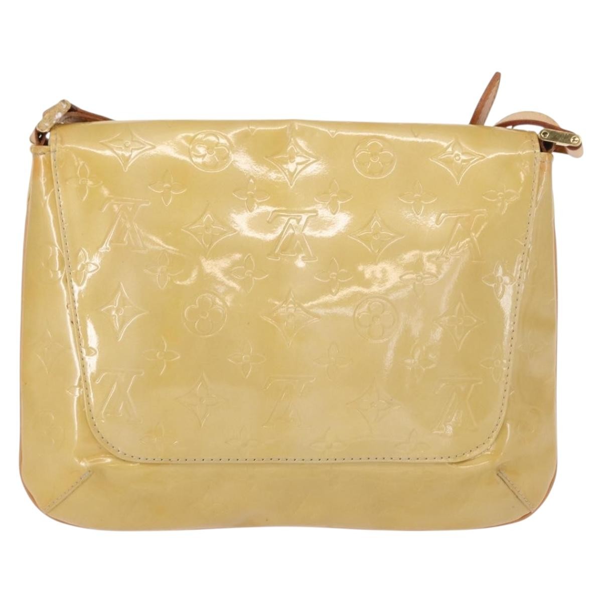 Louis Vuitton Thompson Street Handbag Monogram Vernis, BEIGE, PATENT_LEATHER, Shoulder bag