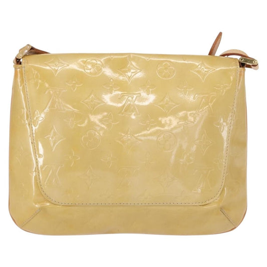 Louis Vuitton Thompson Street Handbag Monogram Vernis, BEIGE, PATENT_LEATHER, Shoulder bag