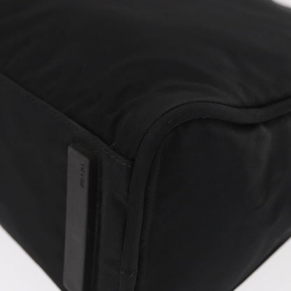 Prada Bowling Shoulder Bag Tessuto, BLACK, NYLON, Shoulder bag