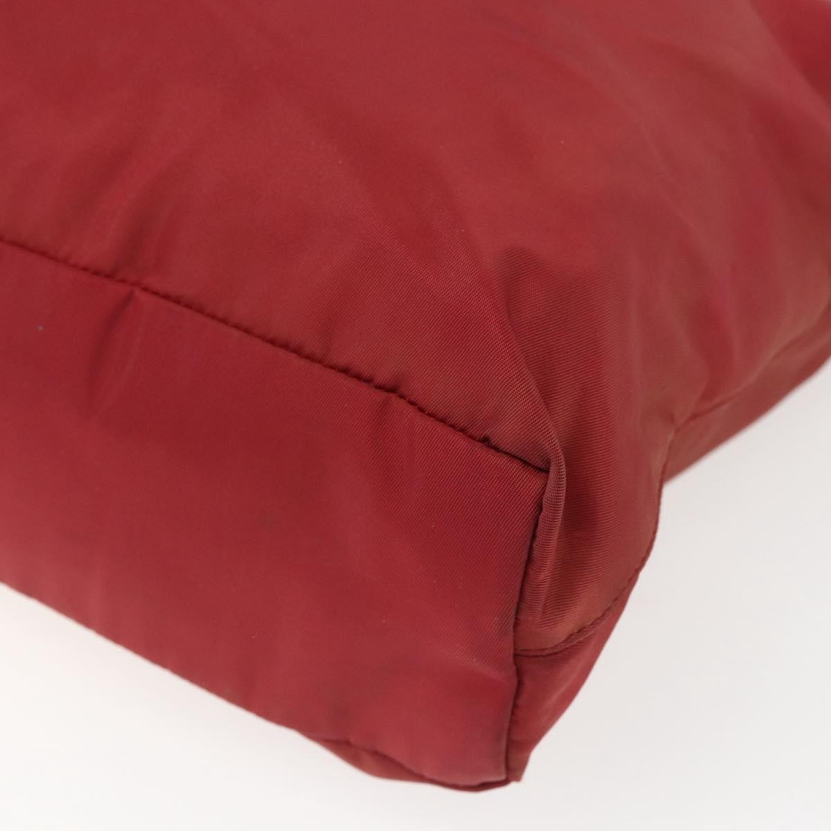 Prada Vintage Tote Tessuto, RED, NYLON, Tote bag