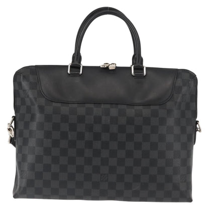 Louis Vuitton Porte-Documents Jour NM Bag Damier Graphite, BLACK, CANVAS, Briefcase