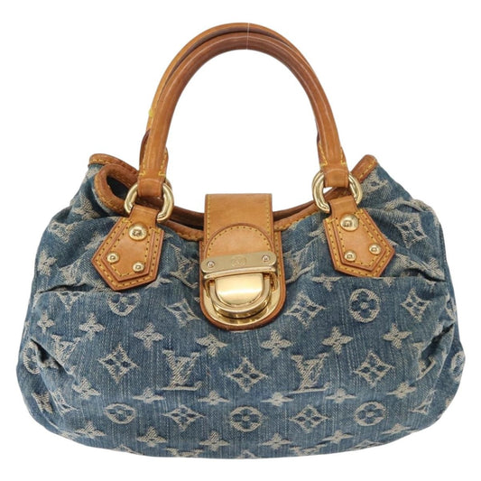 Louis Vuitton Pleaty Handbag Denim, BLUE, DENIM_JEANS, Handbag