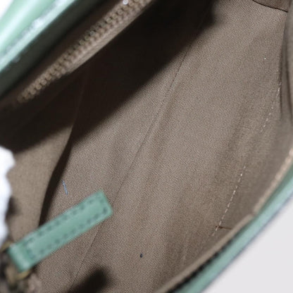 Chloe Vintage Flap shoulder bag Leather, GREEN, LEATHER, Shoulder bag