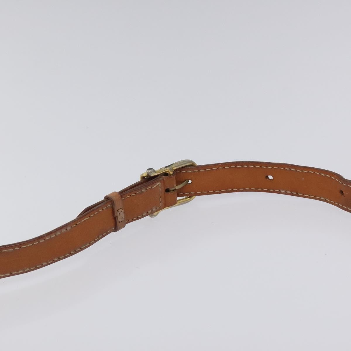 Celine Vintage Macadam Shoulder Bag Canvas and Leather, BROWN, CANVAS, Shoulder bag