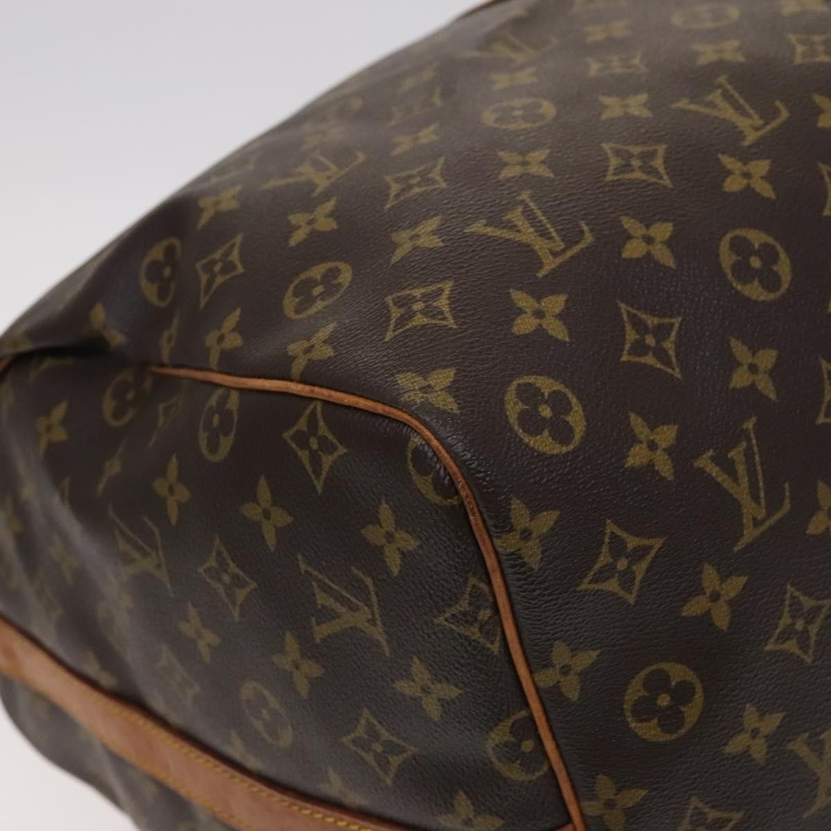 Louis Vuitton Keepall Bandouliere Bag Monogram Canvas, BROWN, CANVAS, Travel bag