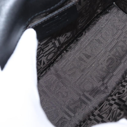 Salvatore Ferragamo Gancini Chain Shoulder bag Patent leather, BLACK, PATENT_LEATHER, Shoulder bag