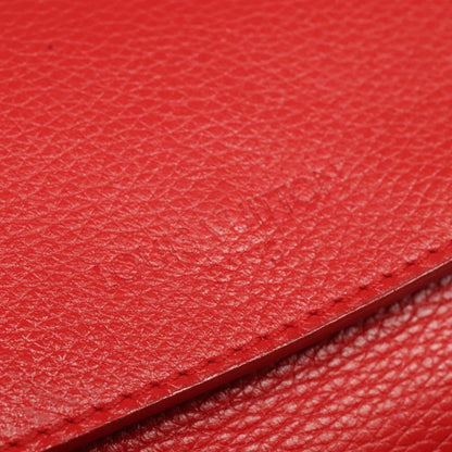 Louis Vuitton Essential Cuir Boheme Handbag Leather, Red, Leather, Shoulder Bag