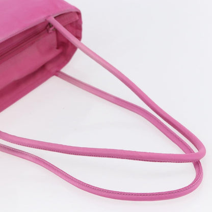Prada Vintage Zip Tote Tessuto, PINK, NYLON, Tote bag
