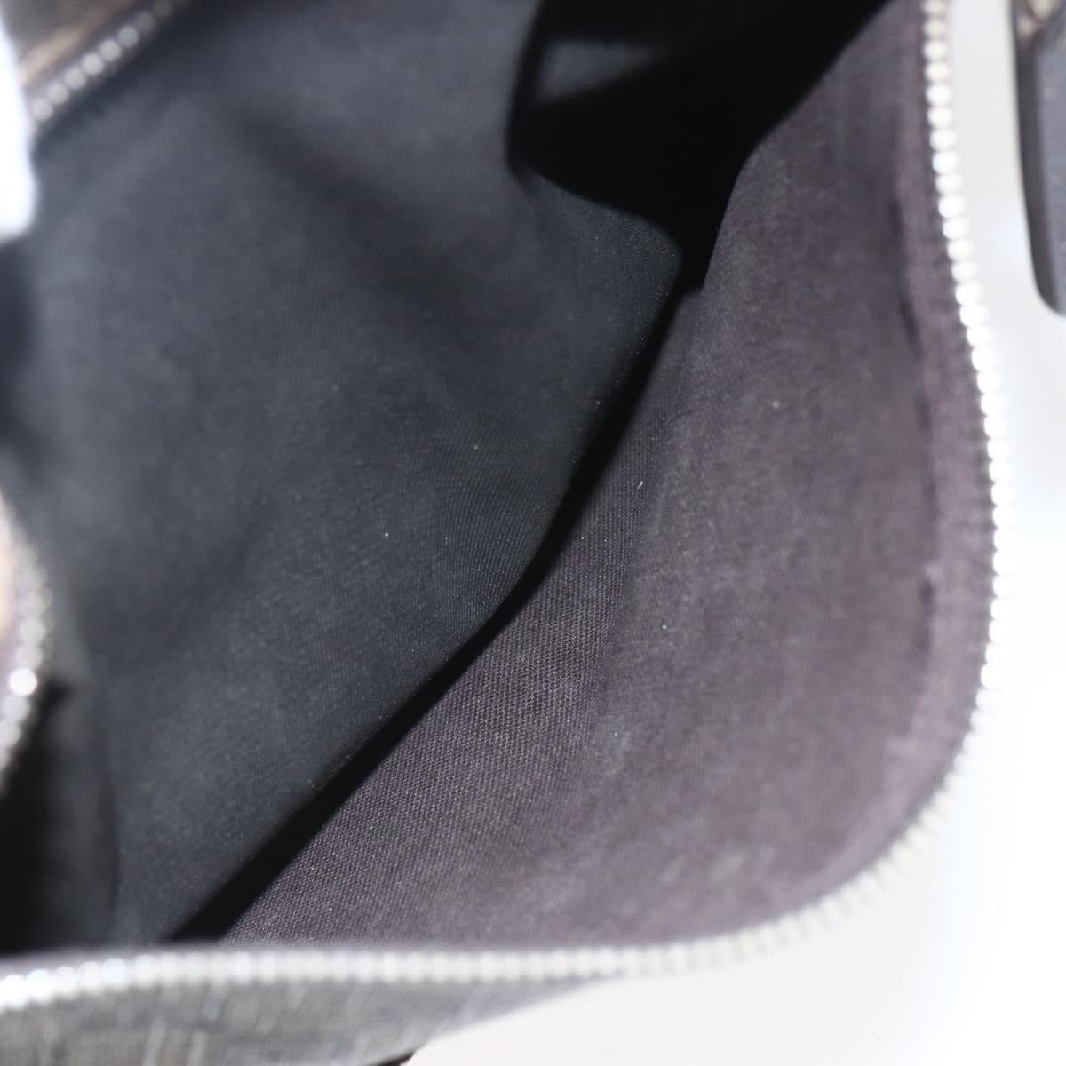 Gucci Front Zip Messenger GG Coated Canvas, BROWN, CANVAS, Shoulder bag