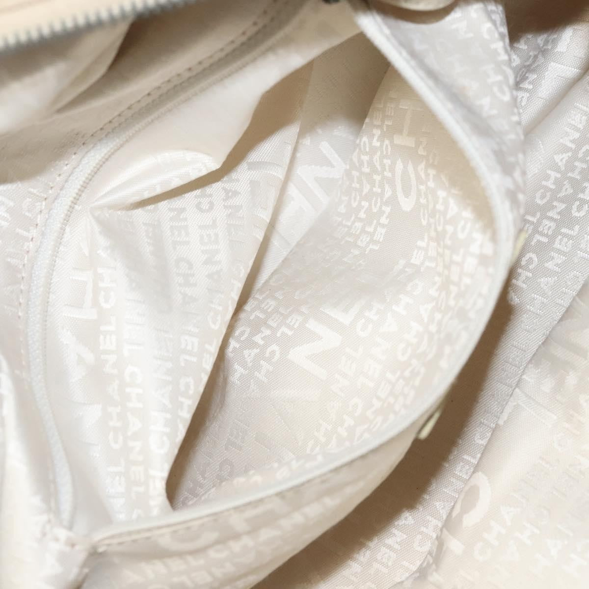 Chanel Chocolate Bar CC Bowler Bag Canvas, BEIGE, CANVAS, Handbag