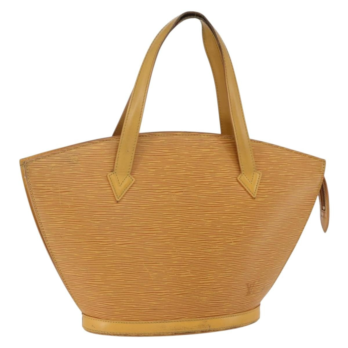 Louis Vuitton Saint Jacques Handbag Epi Leather, YELLOW, LEATHER, Handbag