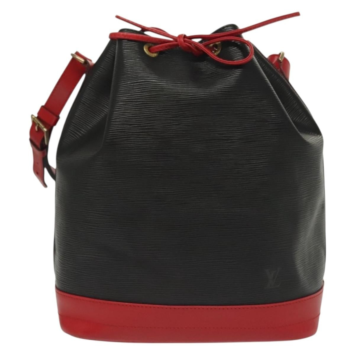 Louis Vuitton Noe Handbag Epi Leather, BLACK, LEATHER, Handbag