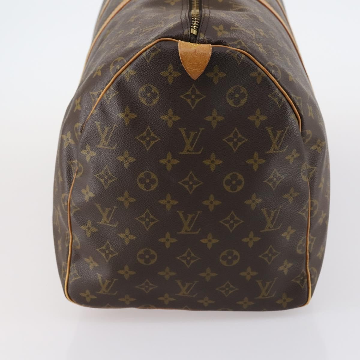 Louis Vuitton Keepall Bag Monogram Canvas, BROWN, CANVAS, Travel bag