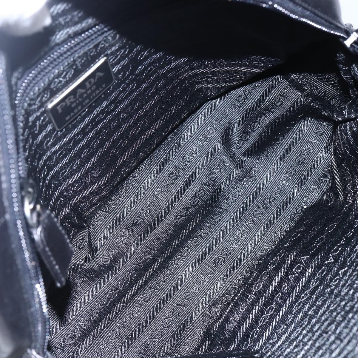 Prada Vintage Shoulder Bag Leather, BLACK, LEATHER, Shoulder bag