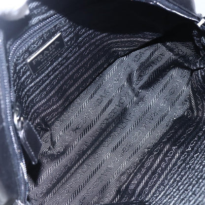 Prada Vintage Shoulder Bag Leather, BLACK, LEATHER, Shoulder bag