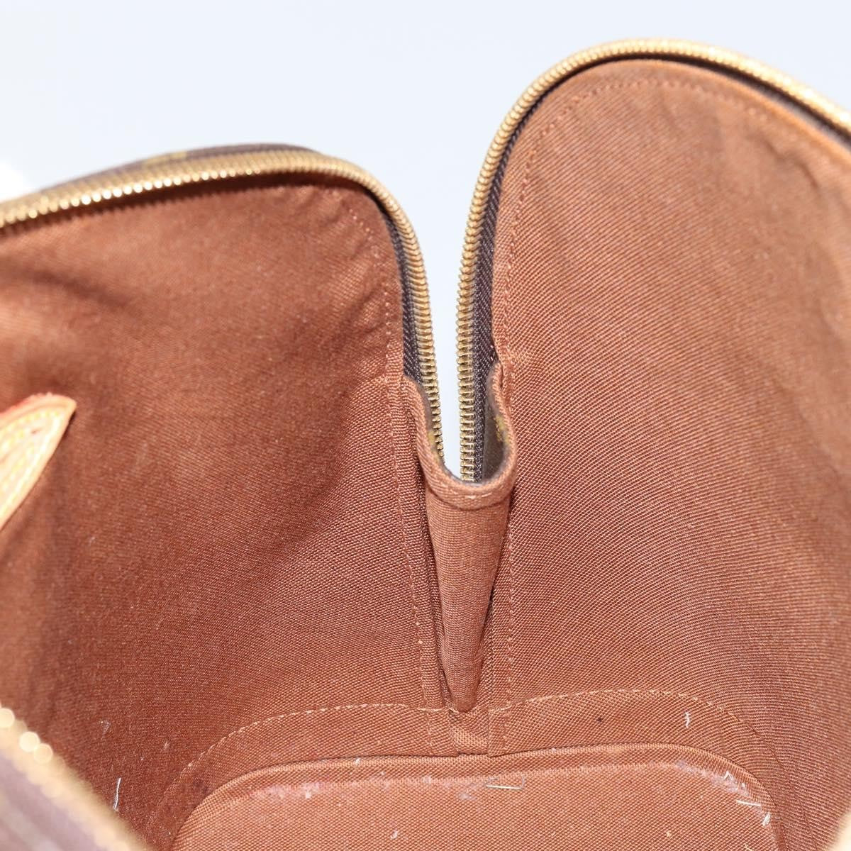 Louis Vuitton Alma Handbag Monogram Canvas, BROWN, CANVAS, Handbag