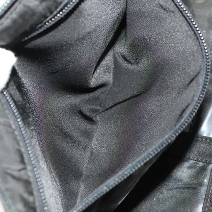 Prada Vintage Zip Handbag Tessuto, BLACK, NYLON, Handbag