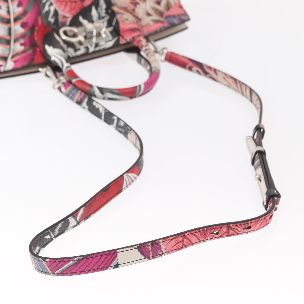 Salvatore Ferragamo Studio Satchel Printed Leather, MULTICOLOUR, LEATHER, Handbag