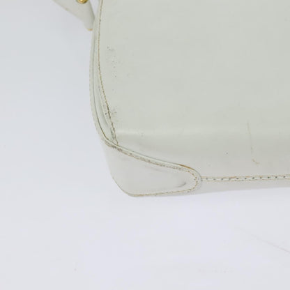 Gucci Vintage Flap Crossbody Bag Leather, WHITE, LEATHER, Shoulder bag