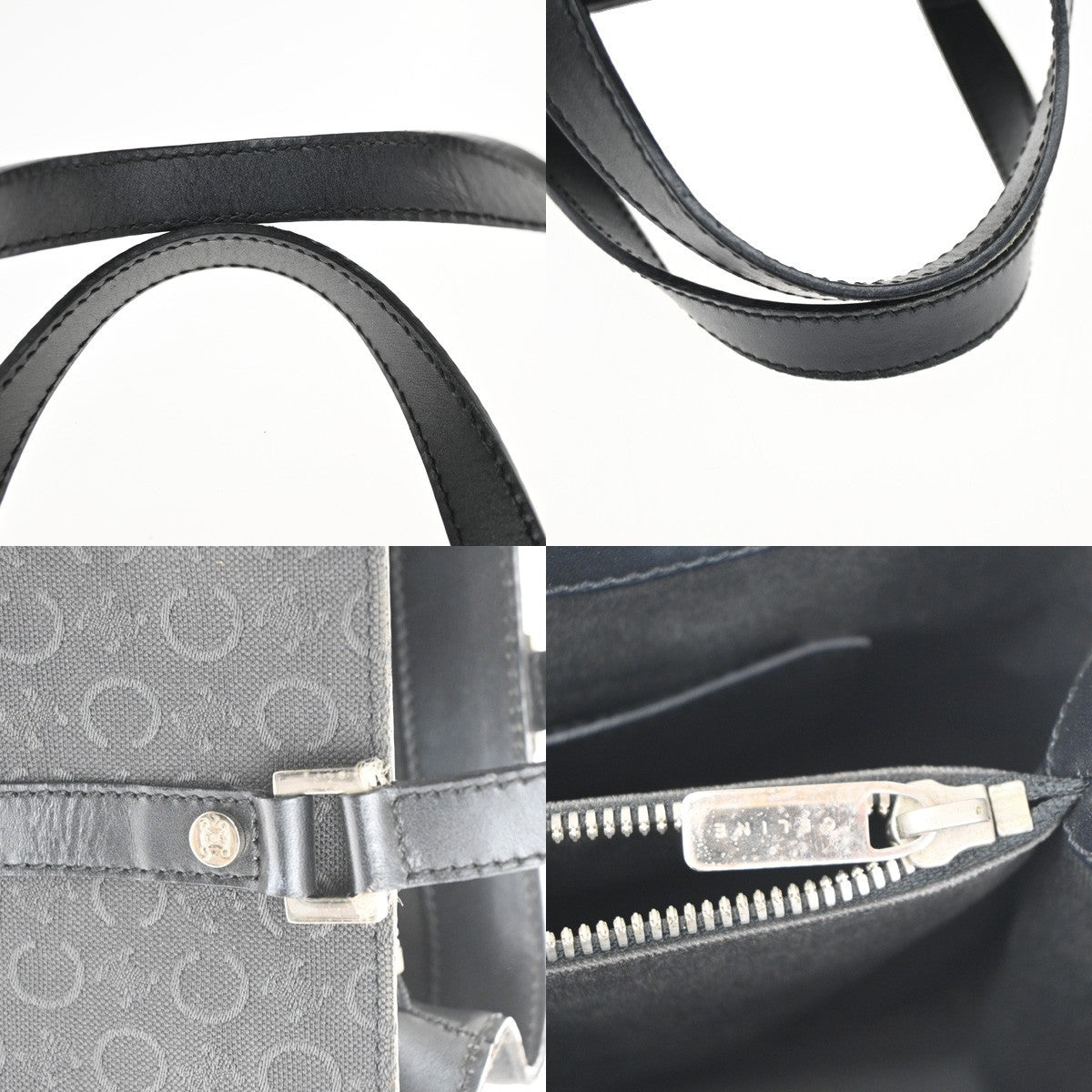 Celine Tote bag Canvas, BLACK, CANVAS, Tote bag