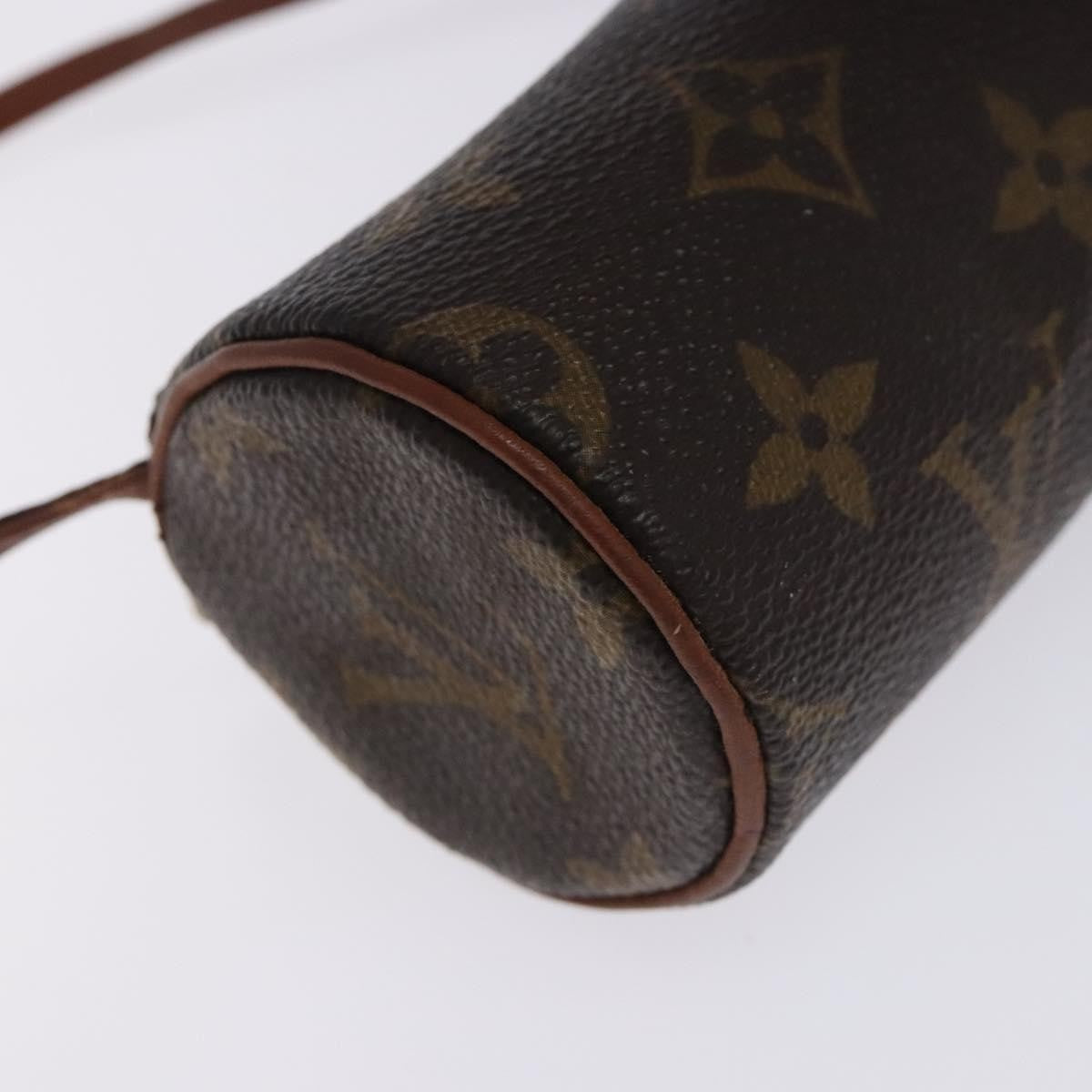Louis Vuitton Papillon Pochette Monogram Canvas, BROWN, CANVAS, Clutche & pouche