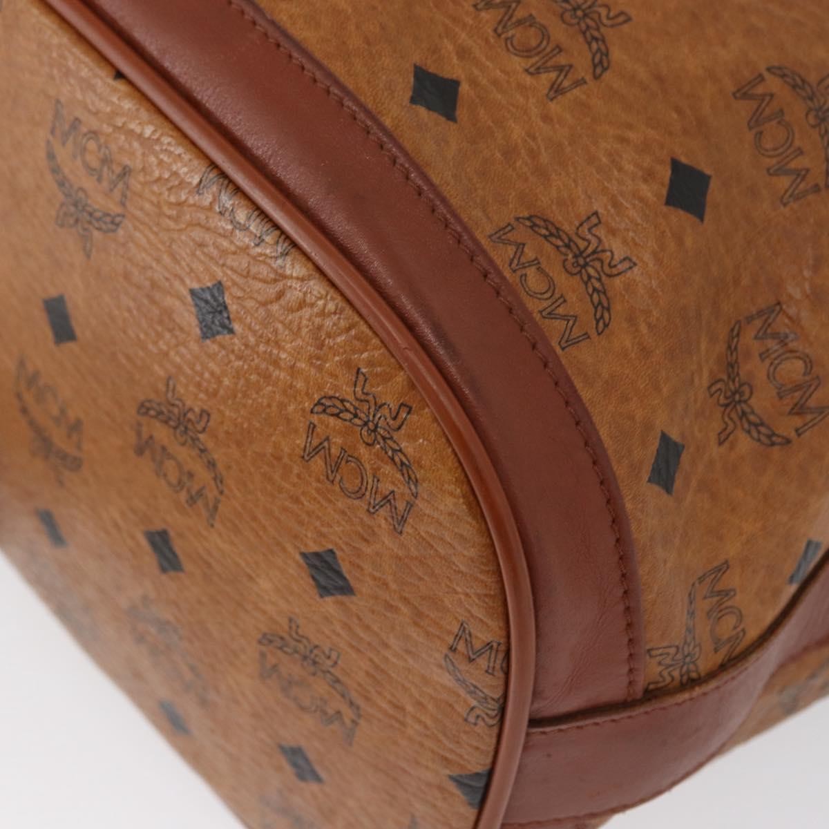 MCM Visetos Shoulder bag Canvas, BROWN, CANVAS, Shoulder bag