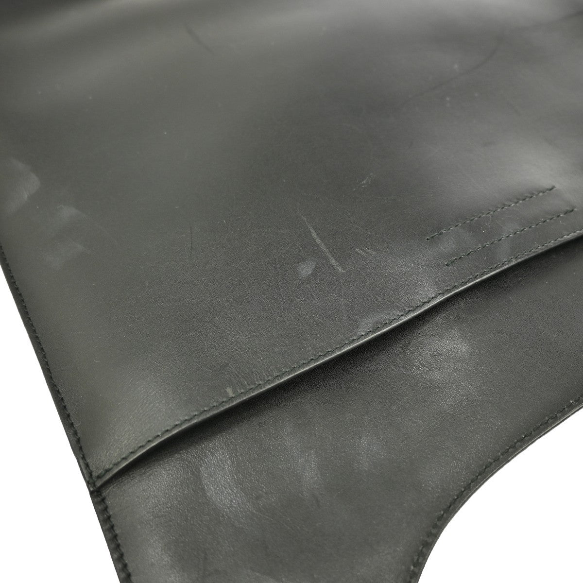 Prada Vintage Shoulder Bag Leather, BLACK, LEATHER, Shoulder bag