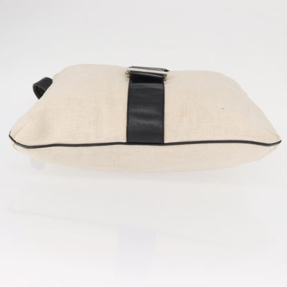 Gucci Vintage Shoulder Bag Canvas, BEIGE, CANVAS, Shoulder bag