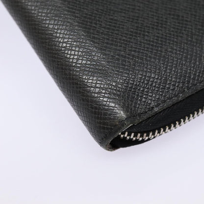 Louis Vuitton Zippy wallet vertical Taïga, GRAY, LEATHER, Wallets