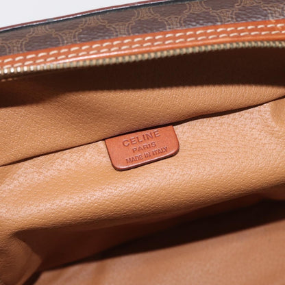 Celine Macadam Vanity Bag Canvas, BROWN, CANVAS, Handbag
