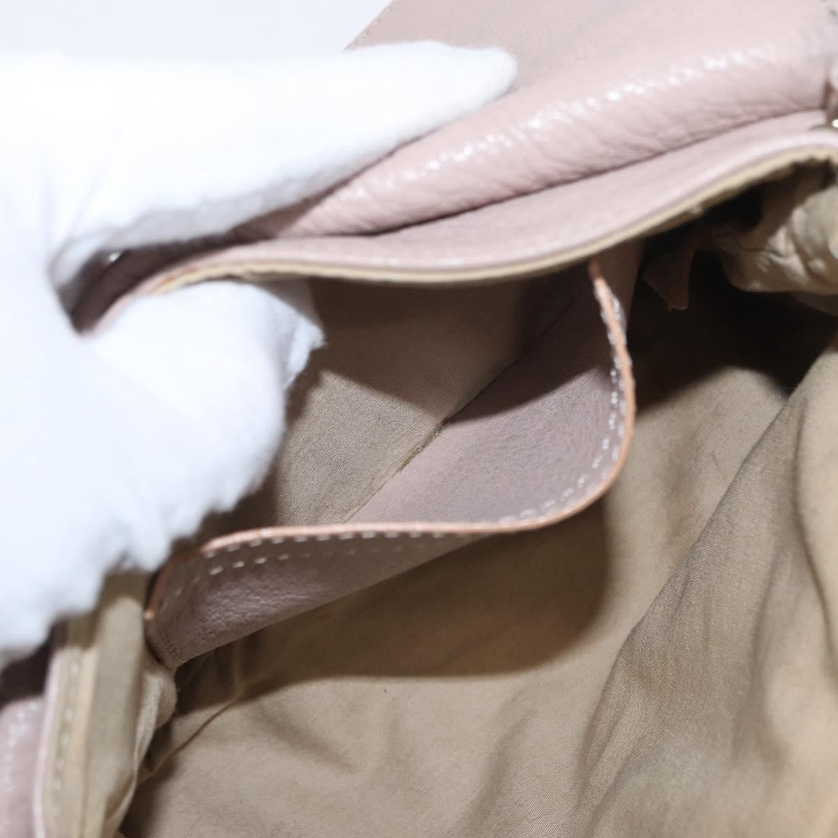 Chloe Lily Shoulder bag Leather, PINK, LEATHER, Shoulder bag