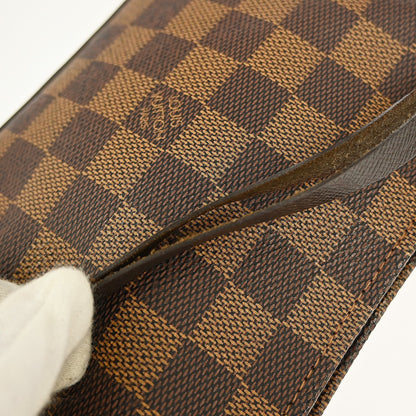Louis Vuitton Trousse Make Up Bag Damier Canvas, BROWN, CANVAS, Clutche & pouche