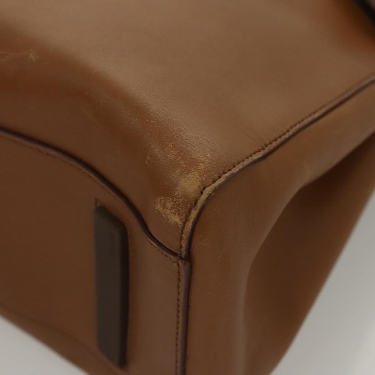 Prada Vintage Handbag Leather, BROWN, LEATHER, Handbag