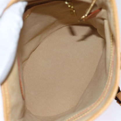 Louis Vuitton Bucket Bag Leather, BEIGE, LEATHER, Handbag