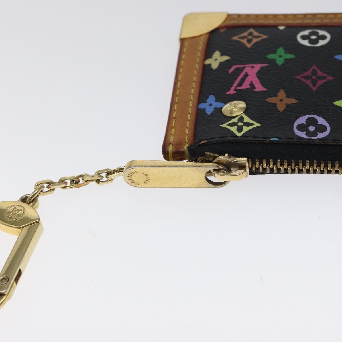 Louis Vuitton Pochette Clés Monogram Canvas, MULTICOLOUR, CANVAS, Wallets