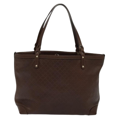 Gucci Craft Tote Diamante Leather, BROWN, LEATHER, Tote bag