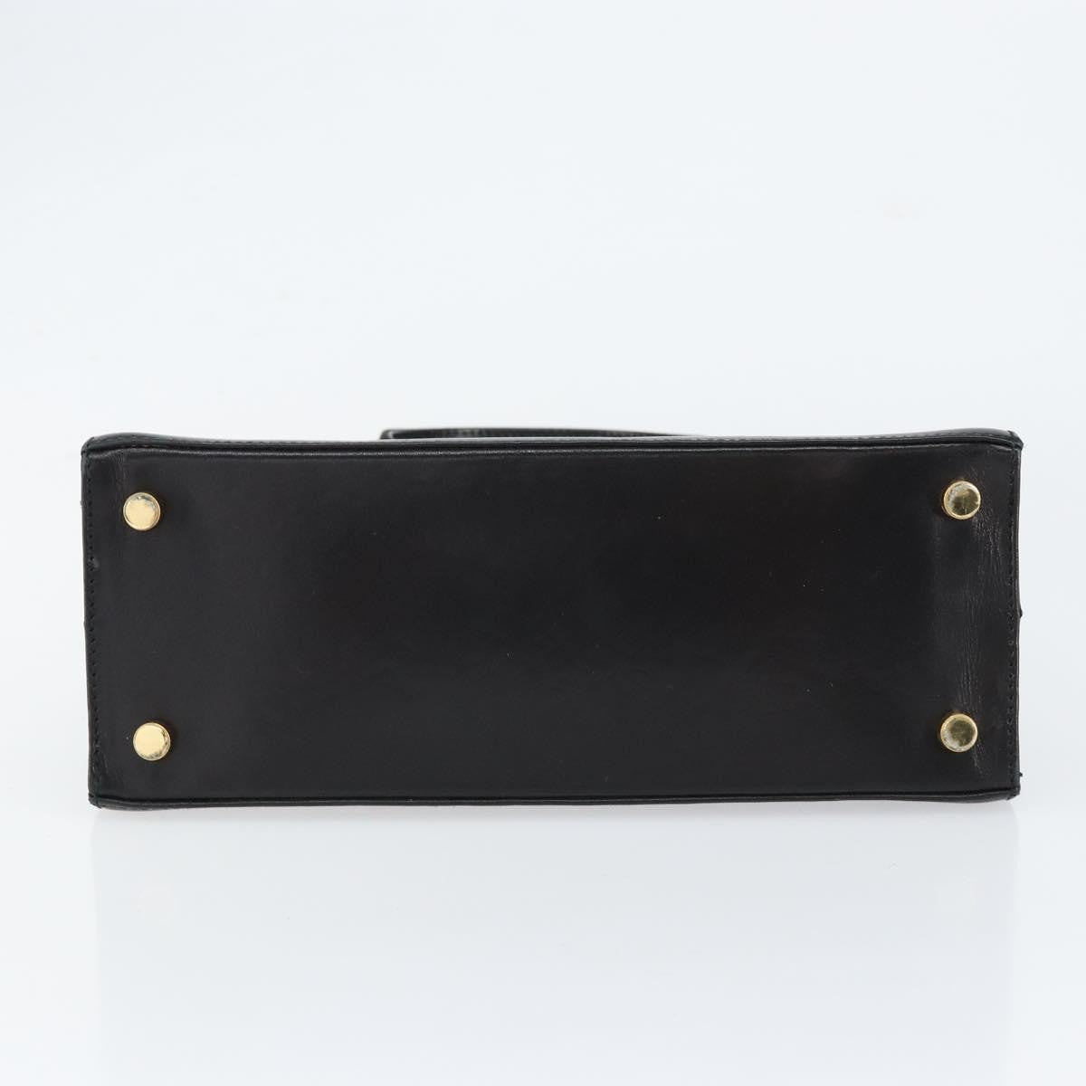 Salvatore Ferragamo Convertible Vara Bow Tote Leather, BLACK, LEATHER, Handbag