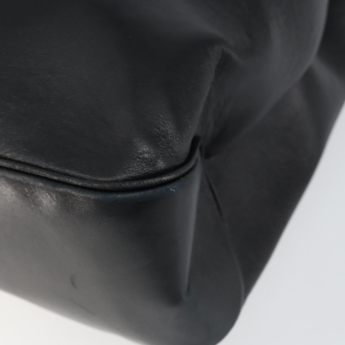 Salvatore Ferragamo Vala Shoulder Bag Leather, BLACK, LEATHER, Tote bag