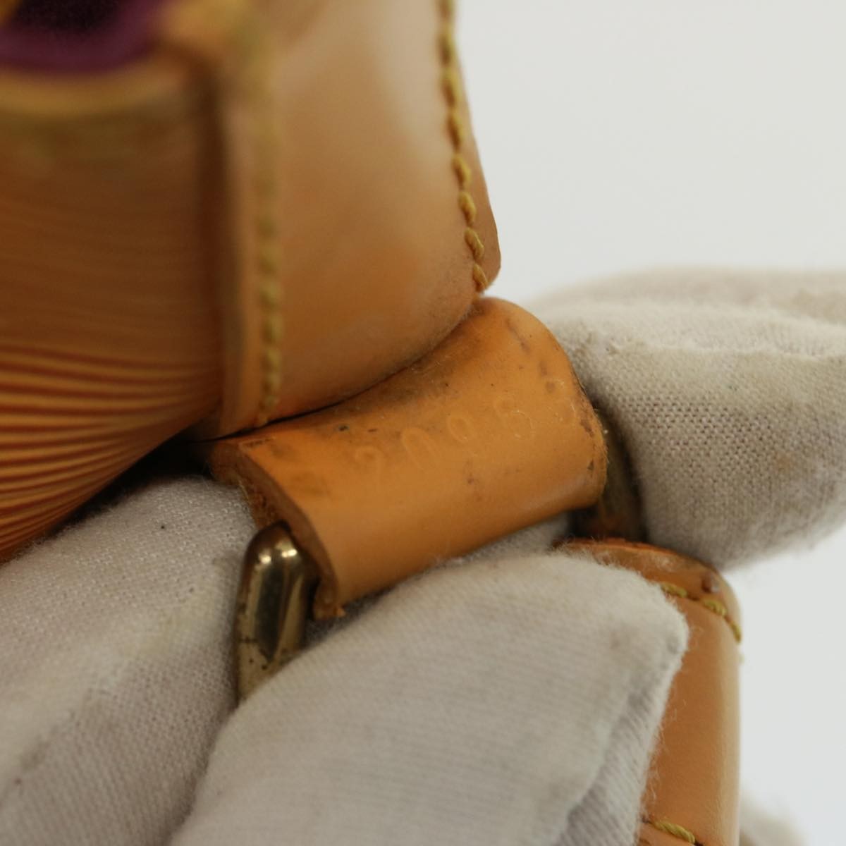 Louis Vuitton Petit Noe Handbag Epi Leather, YELLOW, LEATHER, Handbag