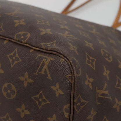 Louis Vuitton Neverfull Tote Monogram Canvas, BROWN, CANVAS, Tote bag