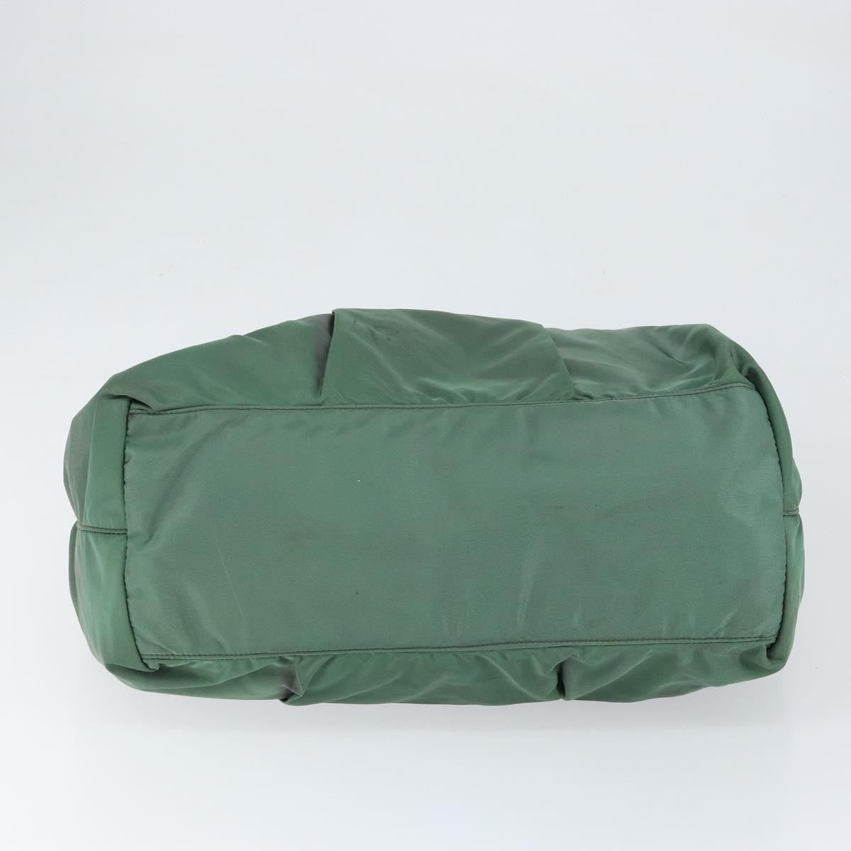 Prada Convertible Bow Tote Tessuto, GREEN, NYLON, Handbag