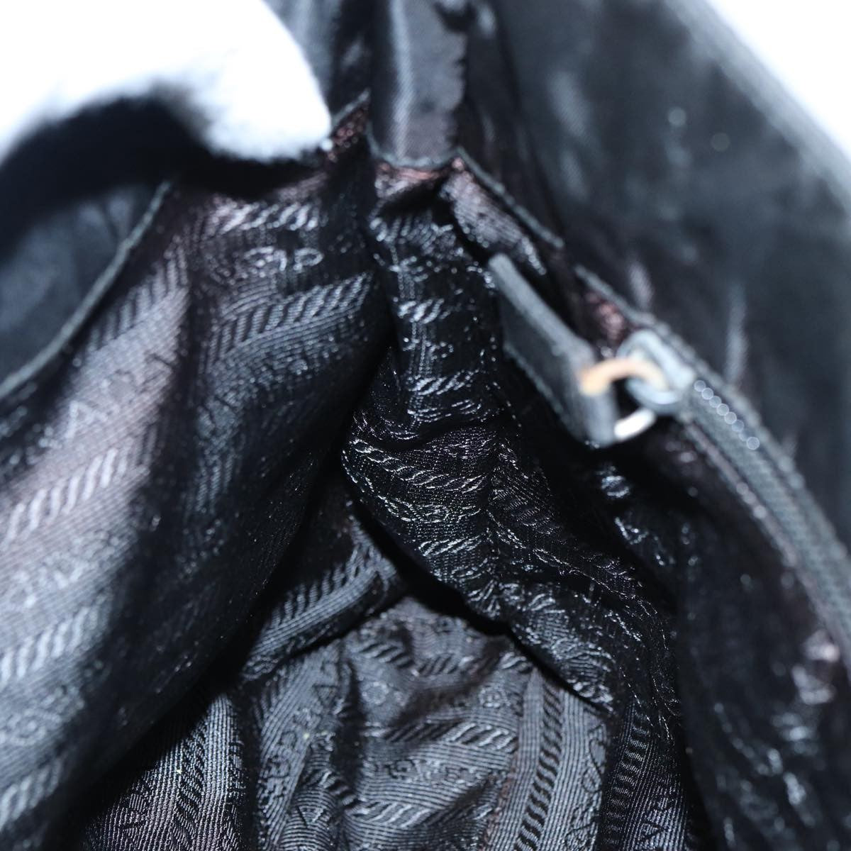 Prada Vintage Shoulder Bag Tessuto, BLACK, NYLON, Shoulder bag