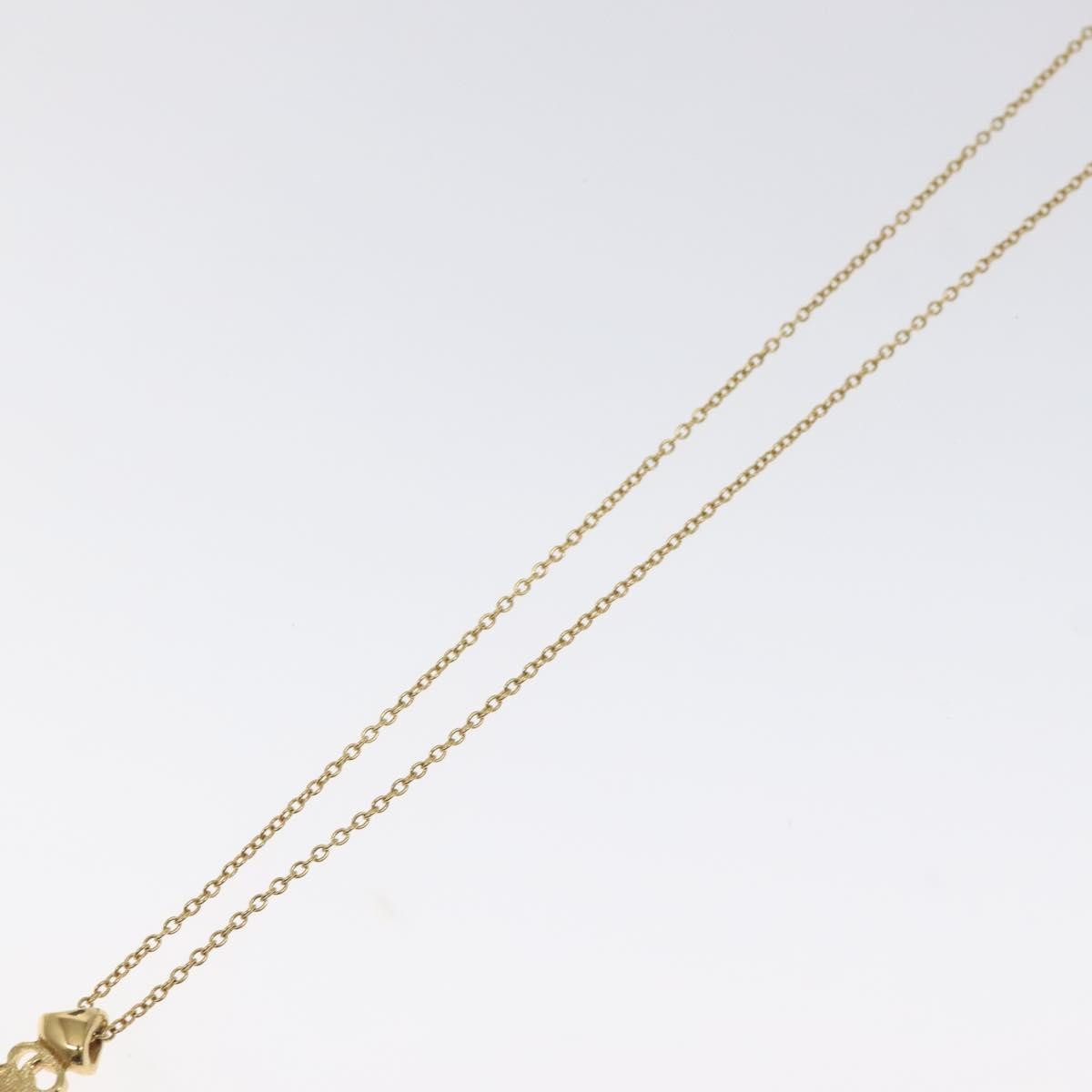 Christian Dior CD Heart Necklace Metal, GOLD, METAL, Necklace