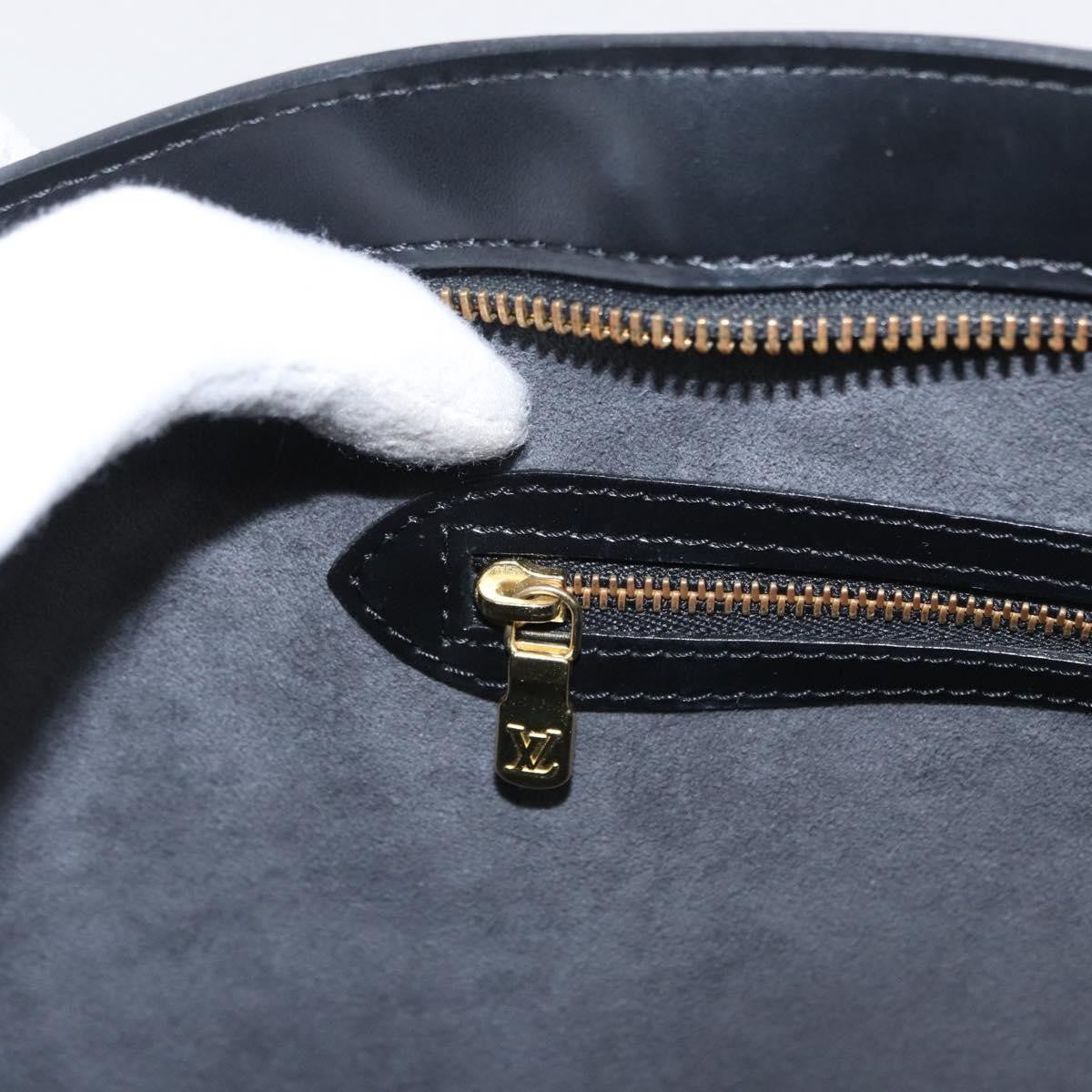 Louis Vuitton Saint Jacques Handbag Epi Leather, BLACK, LEATHER, Shoulder bag