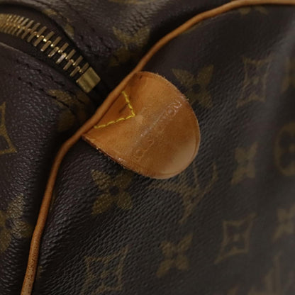 Louis Vuitton Keepall Bag Monogram Canvas, BROWN, CANVAS, Travel bag
