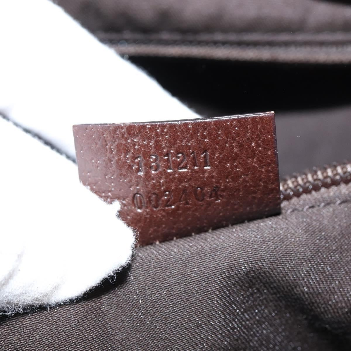 Gucci Front Pocket Messenger Bag GG Canvas, BEIGE, CANVAS, Shoulder bag